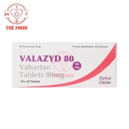 Valazyd 80 Zydus Cadila - Thuốc điều trị tăng huyết áp